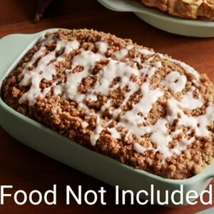 KitchenAid Rectangular Vitrified Stoneware Loaf Pan (Pistachio)